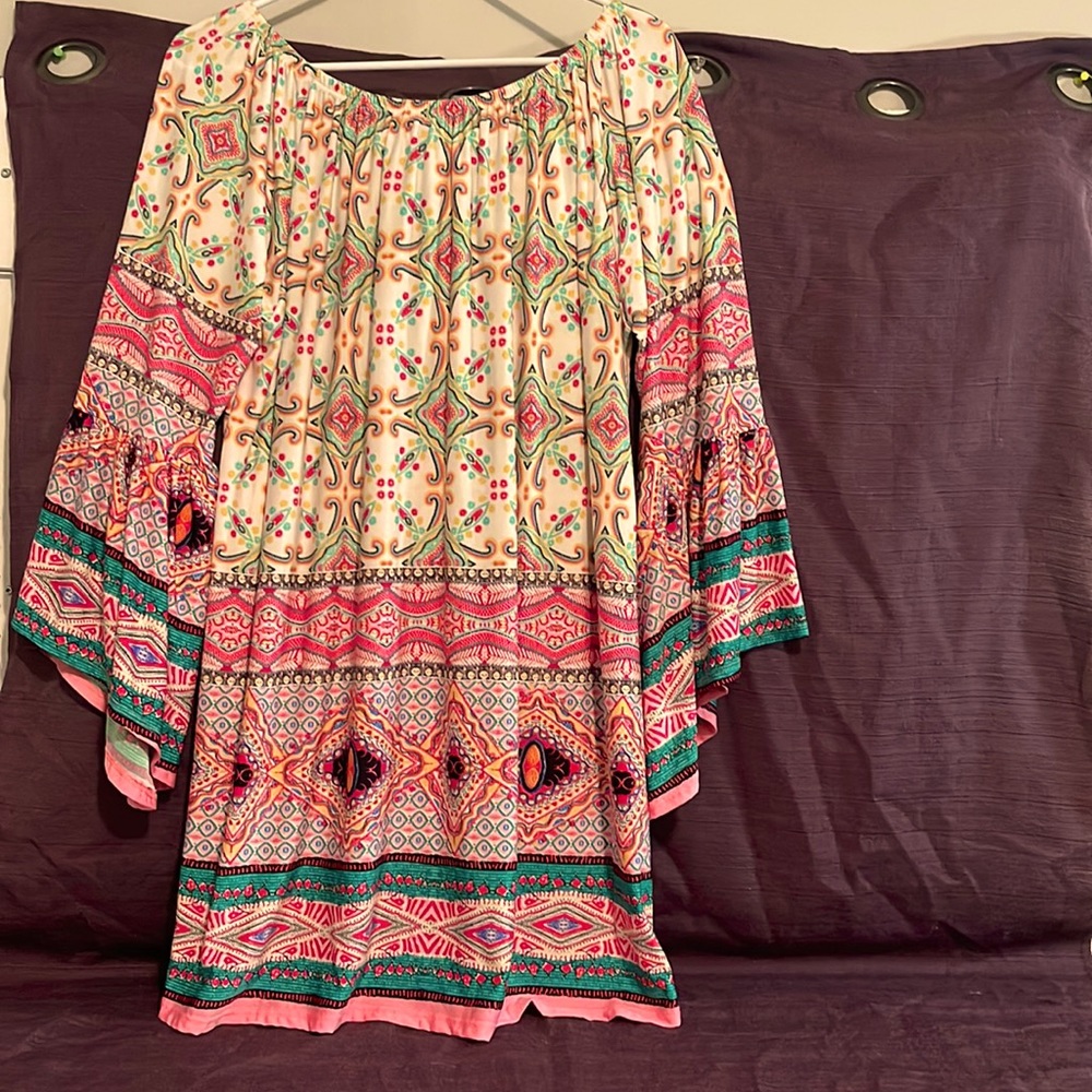 Colorful stretch top/dress